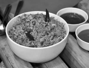 Schezwan Chicken Rice