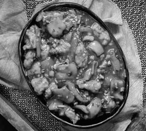 Chicken Chilli Gravy with Boneless