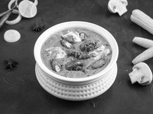 Mushroom, Baby Corn Paneer Masala
