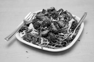 Veg Manchurian Noodles