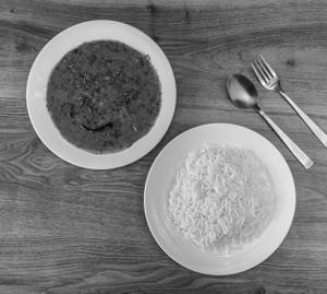 Moth Dal Rice