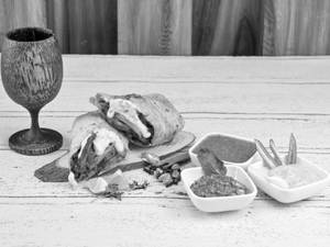 Chicken Shawarma Without Salad (rumali)