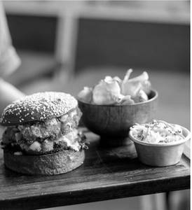 Spiced Cottage Cheese Burger