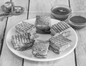 Mushroom And Corn Sandwich