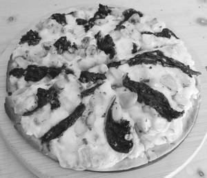 Spinach & Corn Pizza