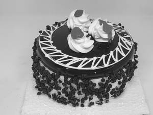 Chocolate Chips Cake (Eggless) 