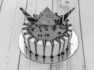 Blueberry Eggless Cake