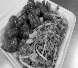 Chicken Rice And Chilly Chicken