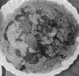 Malabar Chicken Biriyani With Soft Drink And Sweets