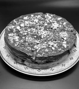 Signature Choco Hazelnut Praline Waffle Cake