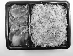 Chilli Paneer Gravy + Fried Rice