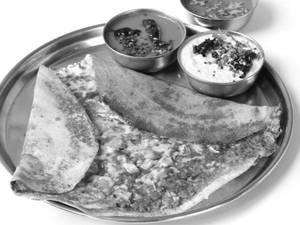 Butter cheese dosa