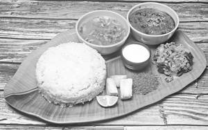 Dal Rice Thali (no Chapati)