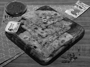 Butter Tandoori Aloo Paratha 