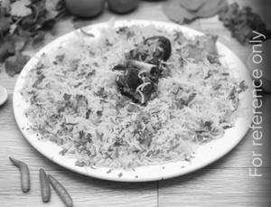 Mutton Dum Biryani [FULL] With Raita and Gravy