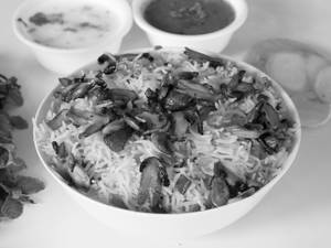 Mushroom Fried Rice 