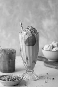 Butter Scotch Ice cream Milkshake