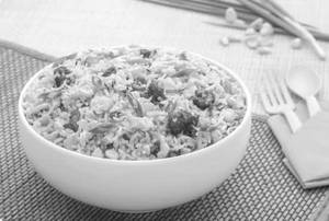 Fried rice chicken