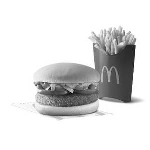 Mexican McAloo Tikki Burger + Fries (L)
