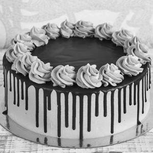 Chocolate Designer Cake (Eggless)
