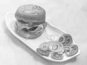 Aasings Special Popular Veg Burger