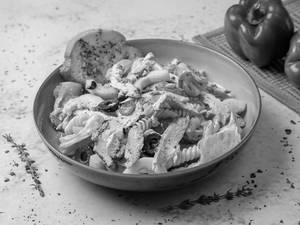 Roasted Chicken Pasta Salad With Mustard Dressing