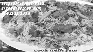 Chicken 65 Boneless Hyd Biryani Special