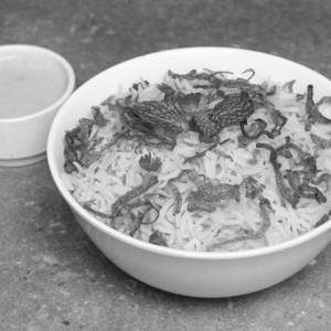 Veg Handi Biryani + Raita