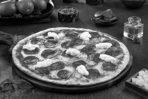 NY - Pepperoni Pizza With Burrata Cheese