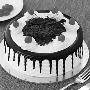 2 Pound Eggless Black Forest Cake