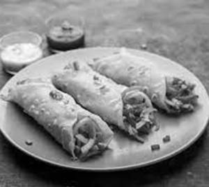 Egg Mutton Seekh Roll