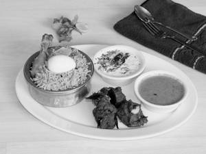 Andhra Chicken Biriyani Combo