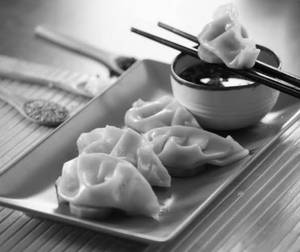 Mushroom Hot Basil Dumplings