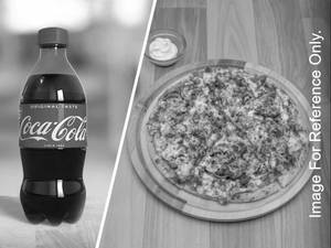 8" Chicken Pizza + Coke 250 ml Pet Bottle