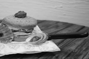 Dakia Mutton Seekh  BURGER