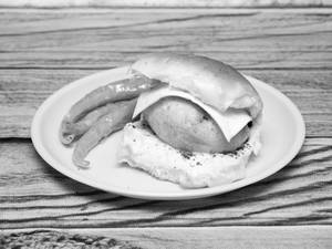 Butter Cheese Vada Pav