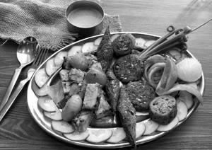 Veg Kebab Platter (12 Pieces)