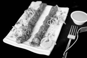 Beef Irani Sheek Kebab Plate (2 Skewers;sticks)
