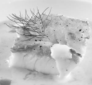 Grilled Fish Al Olio, Lemon Butter With Exotic Veggies, Garlic Aioli