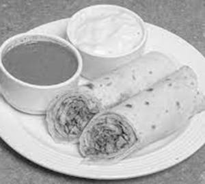 Chicken Tandoori Shawarma [Tandoori Sauce]