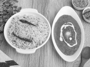 Dal Makhani + Rice