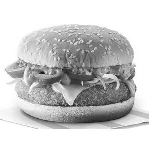 Corn & Cheese Burger.