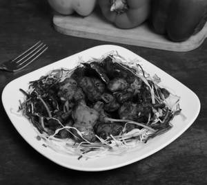 Spicy Schezwan Chicken Dry
