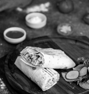 Paneer Shawarma