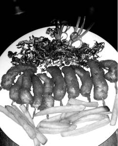 Golden Fried Prawns
