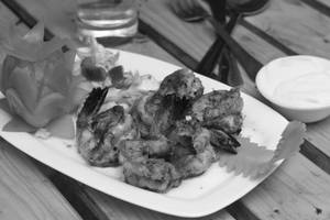 Grilled Barbeque Prawns