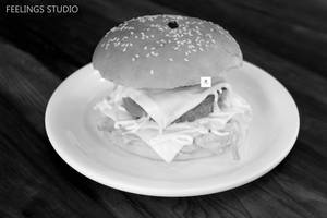 Potato Cheese Blast Burger