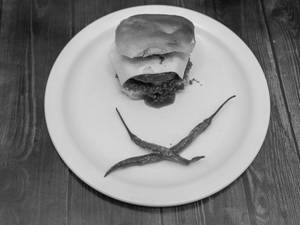 Amul Cheese Schezwan Vada Pav