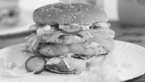 Chicken Cheese Twin Burger