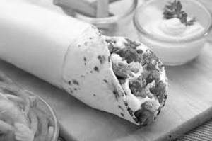 Hot Garlic Shawarma Roll